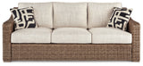 Top view of sofa seating area