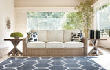 Beachcroft Beige Sofa full set view