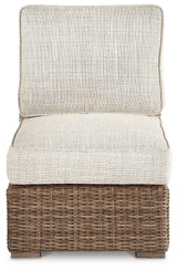 Beachcroft Beige outdoor sectional side angle