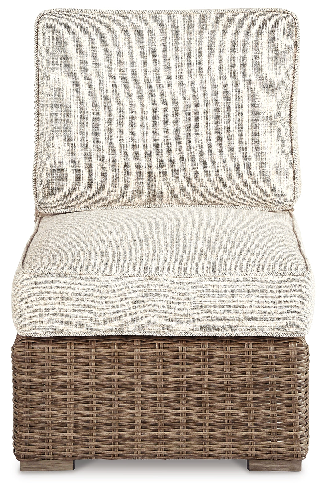 Beachcroft Beige outdoor sectional side angle