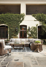 Top view of Beachcroft outdoor sectional set