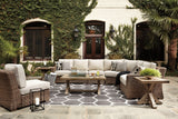 Top view of coffee table porcelain surface