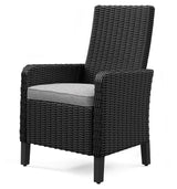 Side alternate angle of dining table with chairs
