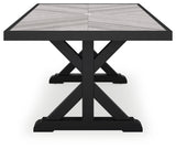 Side alternate angle of Beachcroft Outdoor Dining Table