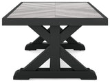 Beachcroft outdoor lounge chair angled side view