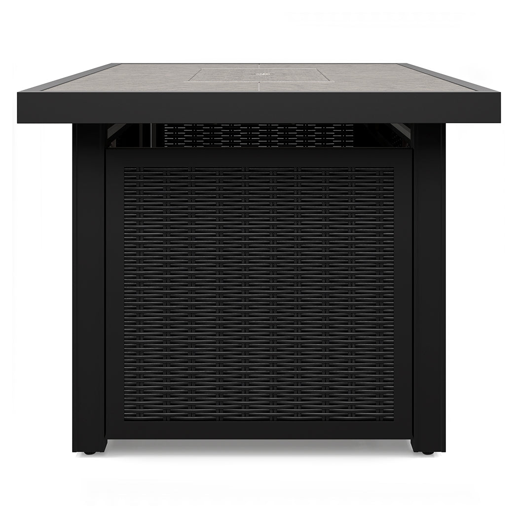 Back view of Beachcroft outdoor fire pit chair
