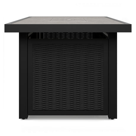 Back view of Beachcroft outdoor fire pit chair