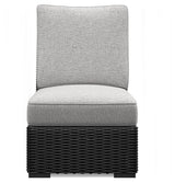 Curved corner chair view of Beachcroft sectional
