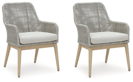 Side angle of outdoor resin wicker chair