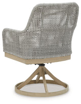 Alternate angle of resin wicker chair