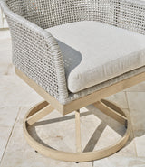 High-performance Nuvella+ fabric cushion close-up