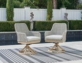Seton Creek Outdoor Dining Chair - back view