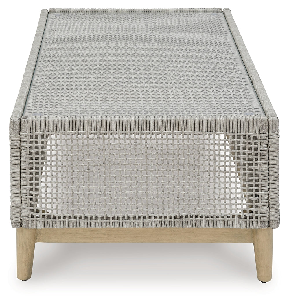 Seton Gray Creek Outdoor Sofa and Loveseat with Coffee Table