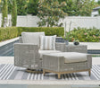 Seton Gray Creek outdoor lounge chair cushion texture