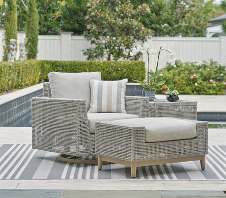 Seton Gray Creek outdoor lounge chair cushion texture