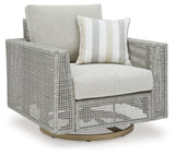 Angle view of lounge chair with cushion