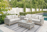Seton Gray Creek Outdoor Sofa and Loveseat with Coffee Table