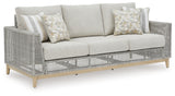 Seton Gray Creek Outdoor Sofa and Loveseat with Coffee Table