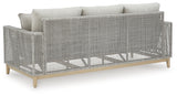 Seton Gray Creek Outdoor Sofa and Loveseat with Coffee Table