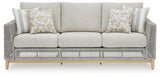 Seton Gray Creek Outdoor Sofa and Loveseat with Coffee Table