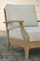 Clare View lounge chair front view with cushion