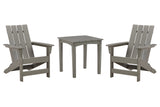 Gray Outdoor Chair close-up detail