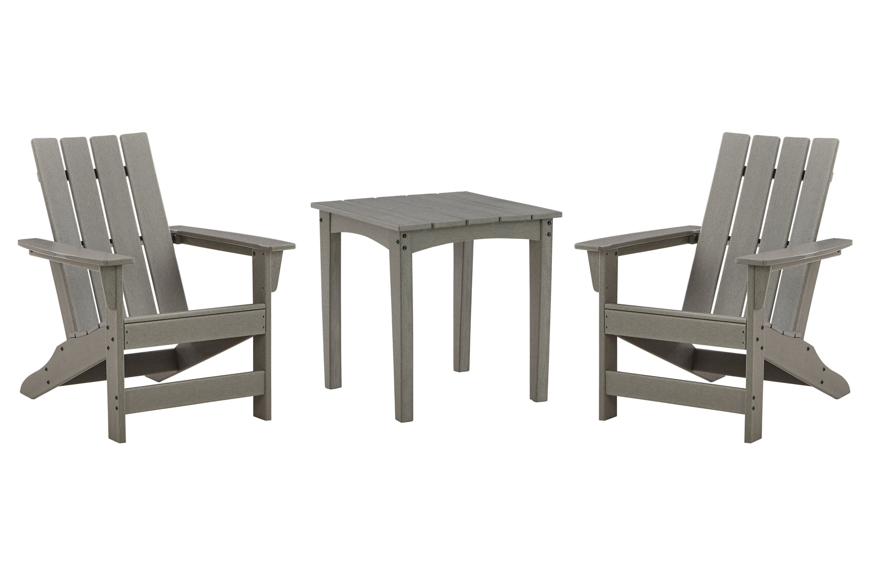 Gray Outdoor Chair close-up detail
