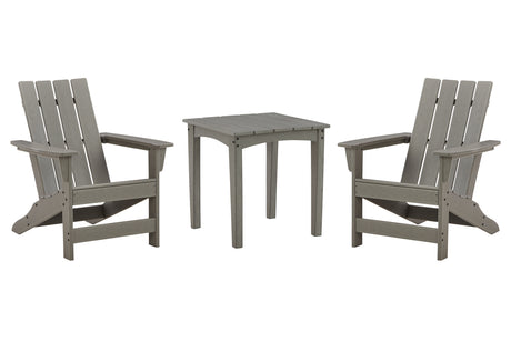 Gray Outdoor Chair close-up detail