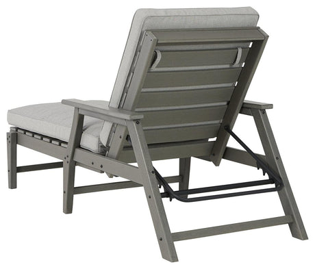 Detail of stainless steel hardware on Visola Chaise Lounge