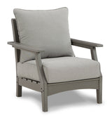 Visola gray sofa close-up of cushions