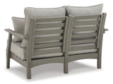 Visola Gray Outdoor Sofa Set with Loveseat and Lounge Chairs