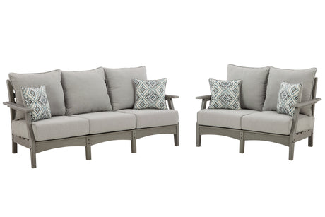 Visola Loveseat close-up angle