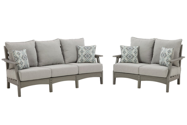 Visola Loveseat close-up angle