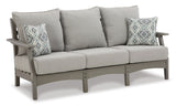 Visola outdoor sofa head-on view