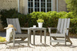 Visola Outdoor Chair side angle in gray