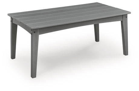 Cove gray outdoor sofa side angle