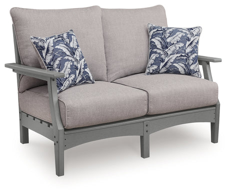 Outdoor sofa side angle