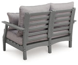 Cove Gray Beach Outdoor Sofa and Loveseat