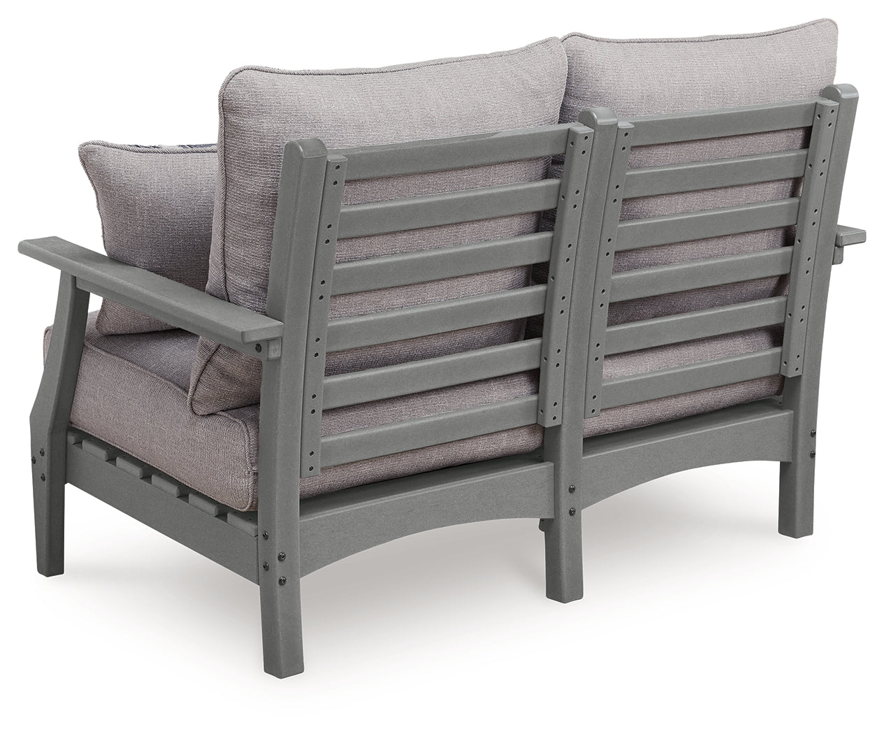 Cove Gray Beach Outdoor Sofa and Loveseat