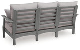 Cove Gray Beach Outdoor Sofa and Loveseat