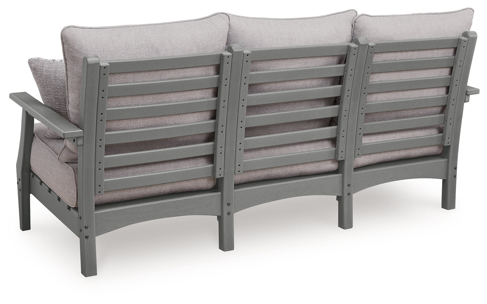 Cove Gray Beach Outdoor Sofa and Loveseat