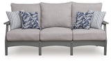 Cove Gray Beach Outdoor Sofa and Loveseat