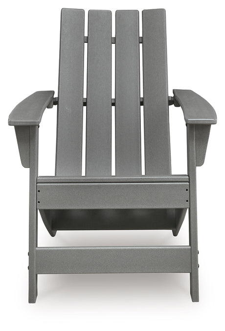 Cove Beach Gray Adirondack Chair front view