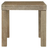 Silo Point Outdoor End Table head-on view