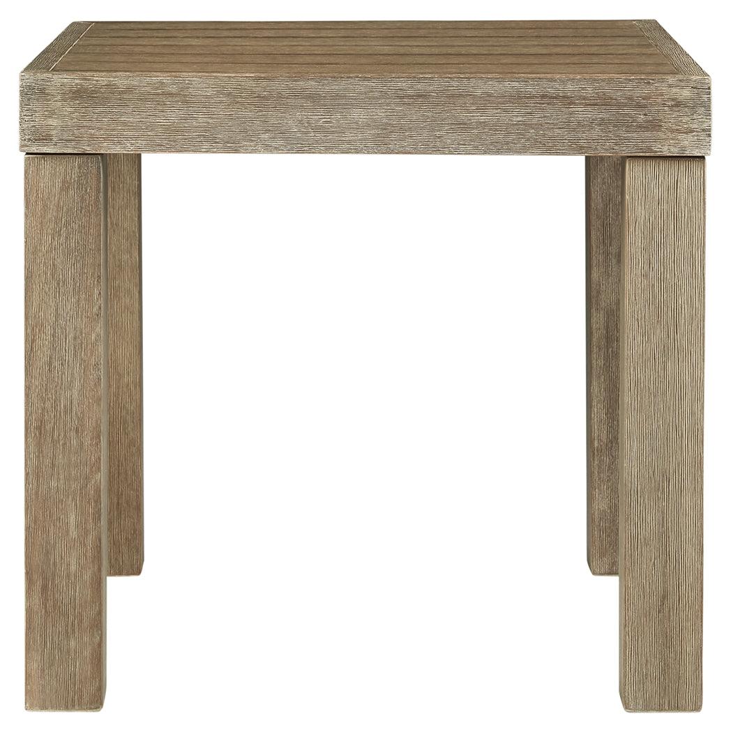 Silo Point Outdoor End Table head-on view