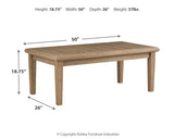 Gerianne grayish brown outdoor coffee table set with 2 end tables