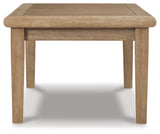 Gerianne grayish brown outdoor coffee table set with 2 end tables