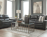 South collection 8x10 blue/beige rug laying flat
