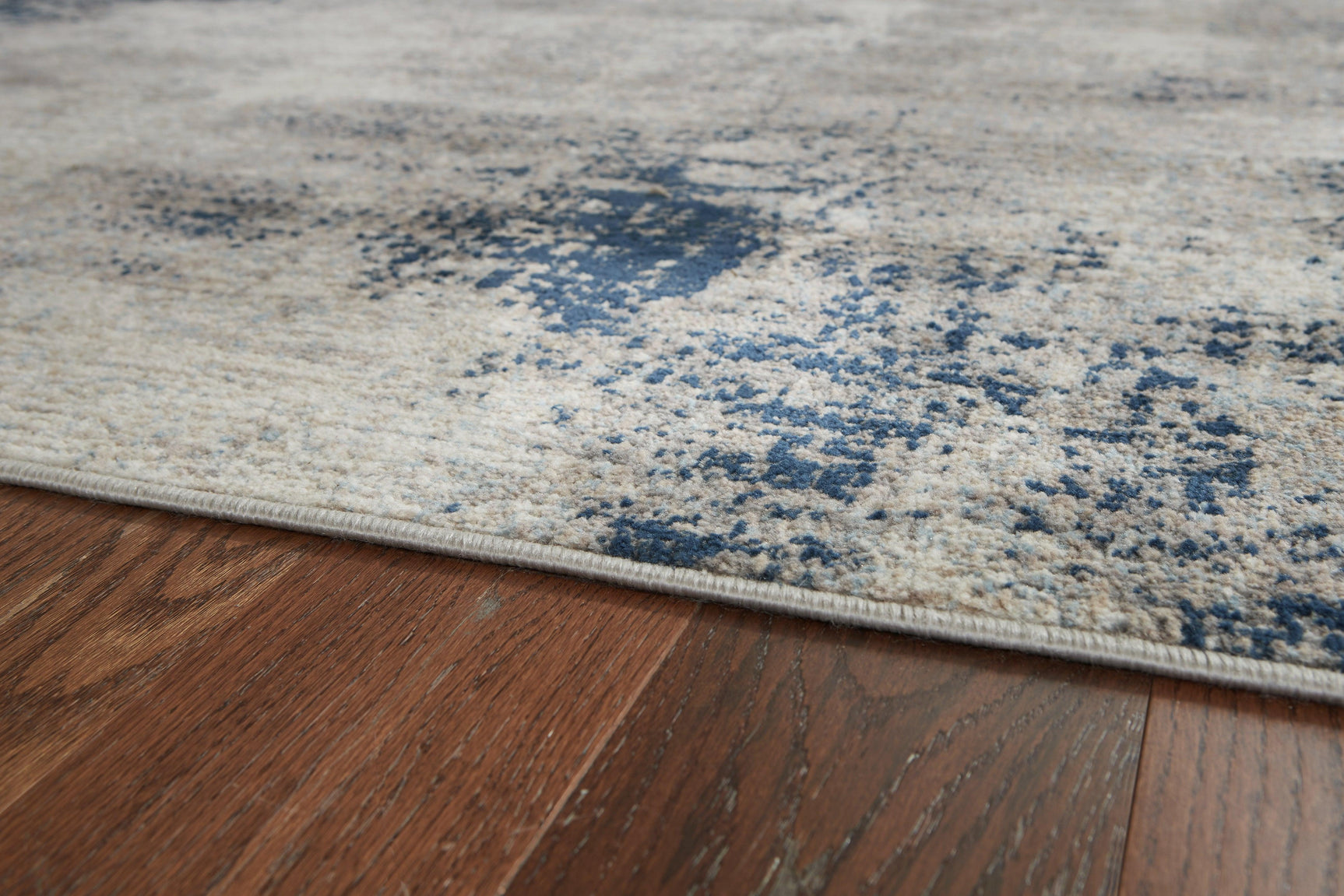 Detail of Wrenstow rug's texture and pile