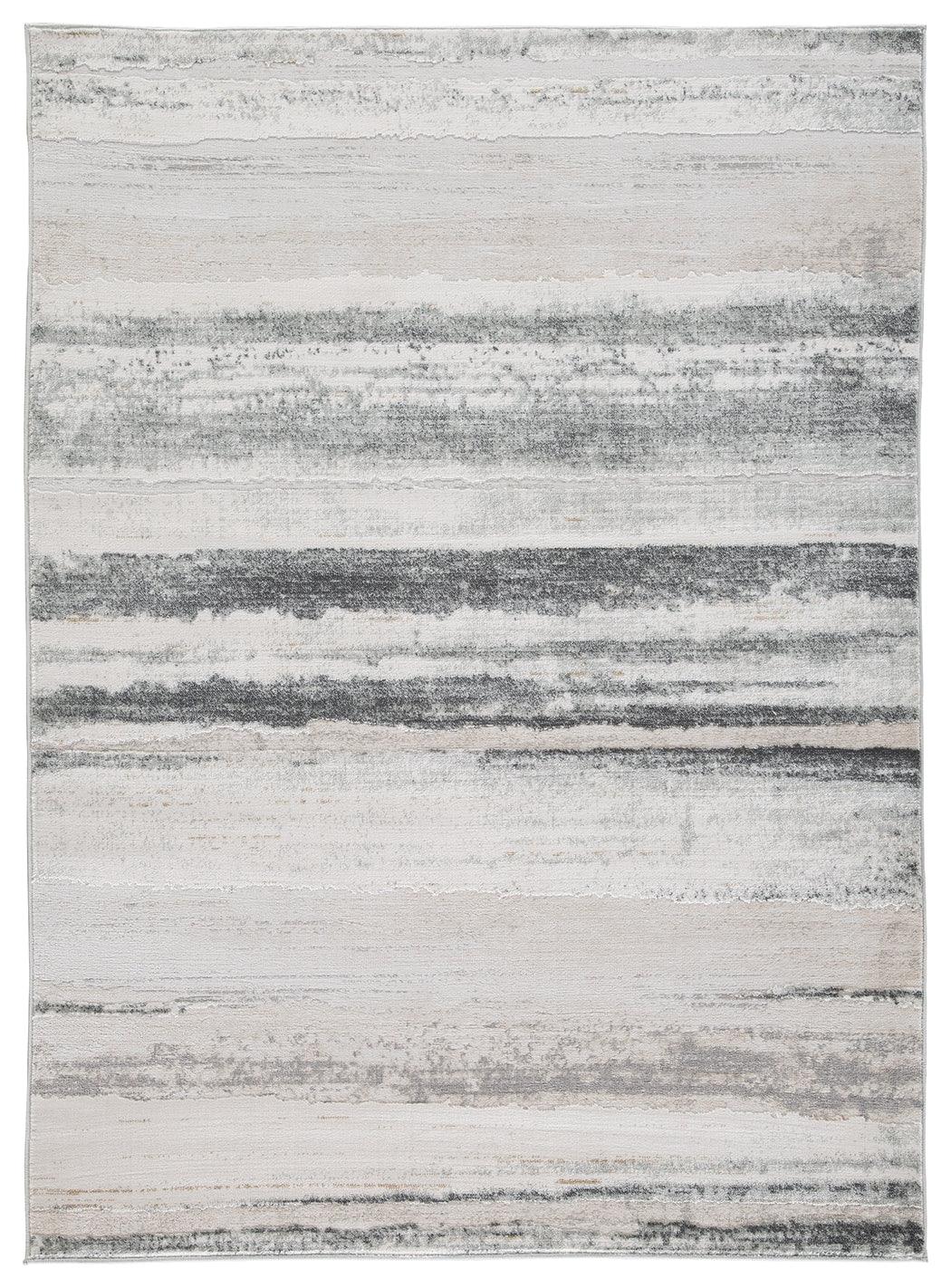 Close-up of Abanett Multi rug showing abstract geometric pattern